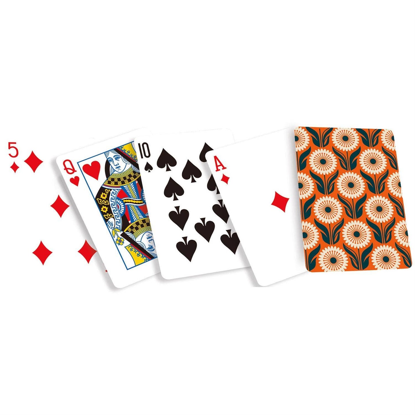 Hipster Daisies Playing Cards