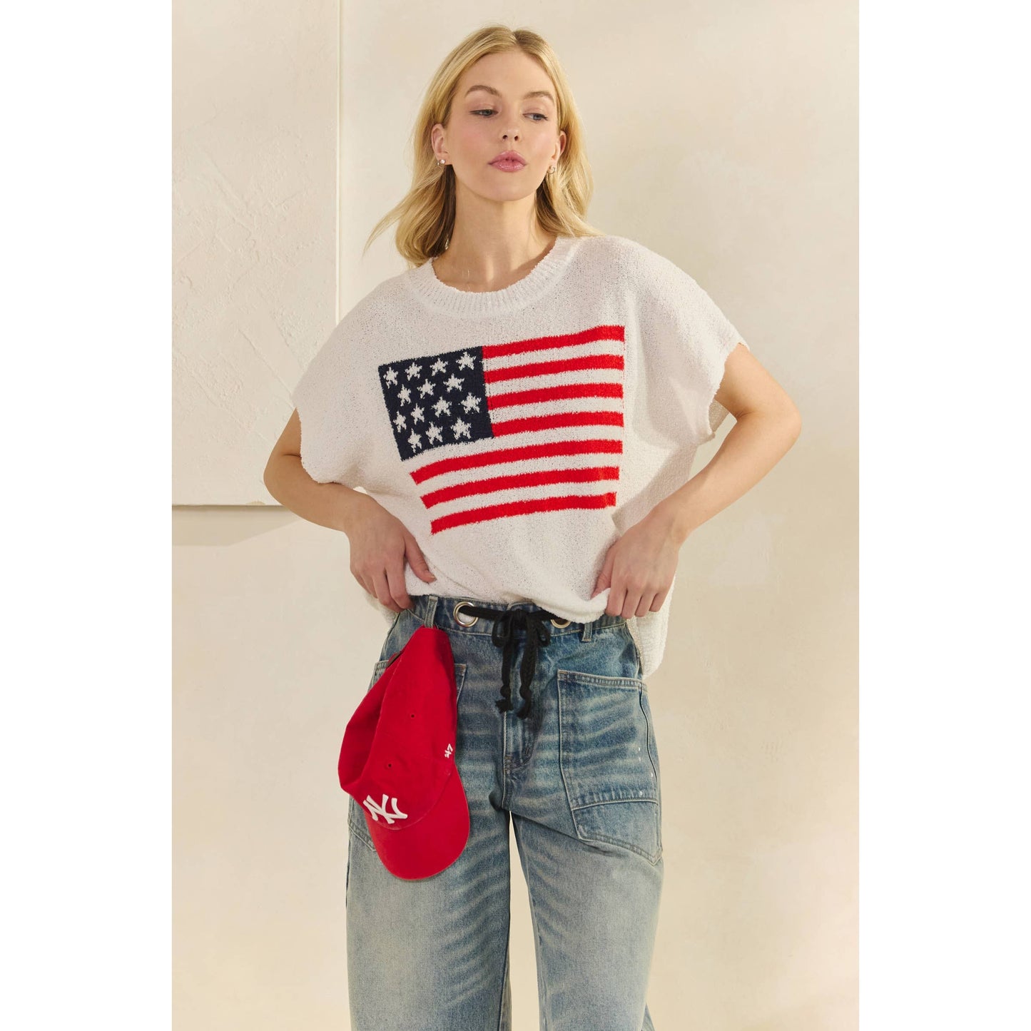 Anthem Sweater Short Sleeve Top
