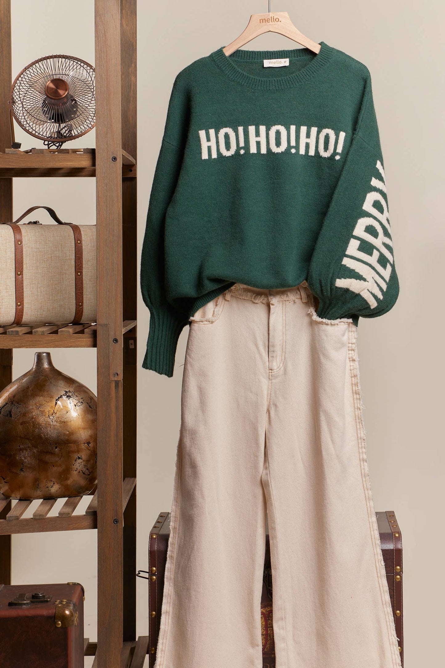 OVERSIZE Christmas Sweater with Lettering