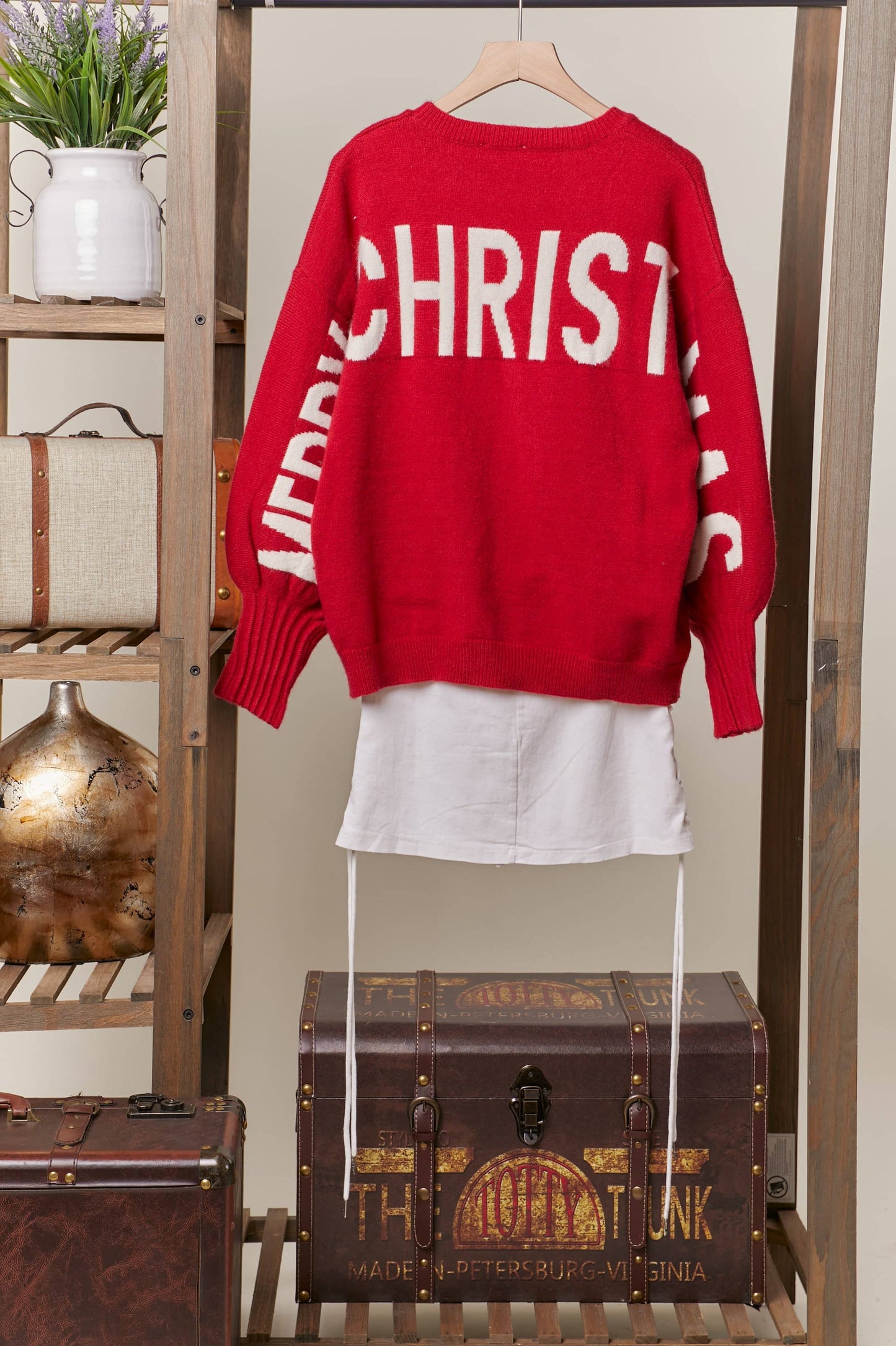 OVERSIZE Christmas Sweater with Lettering