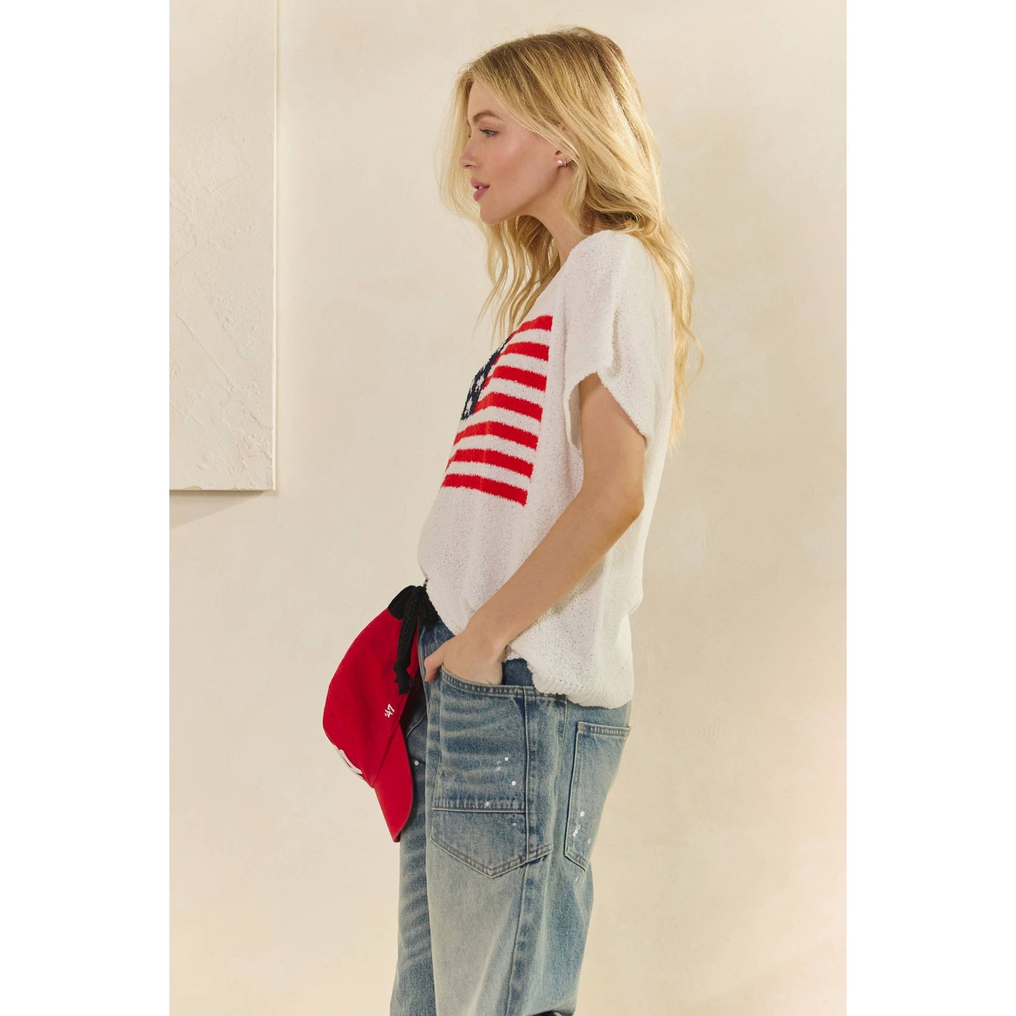 Anthem Sweater Short Sleeve Top