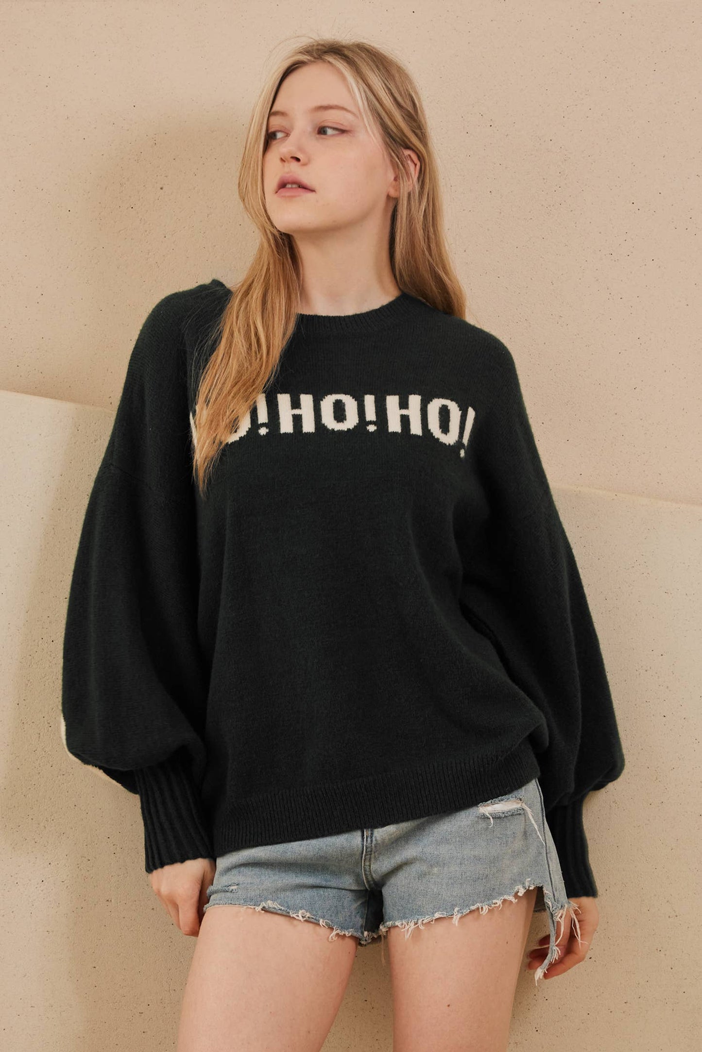 OVERSIZE Christmas Sweater with Lettering