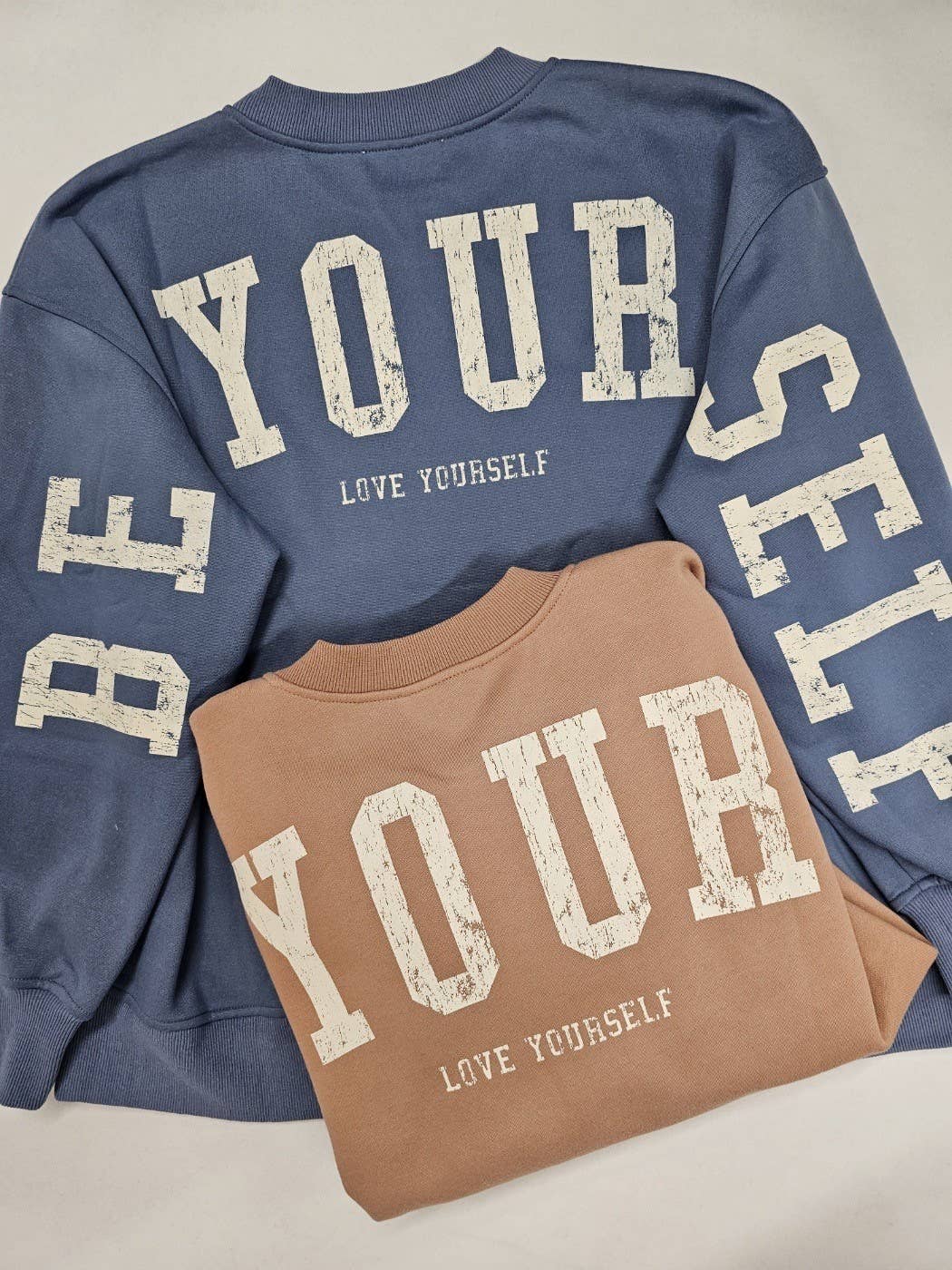 PLUS SIZE BE YOUR SELF SWEATSHIRT - JJT6144