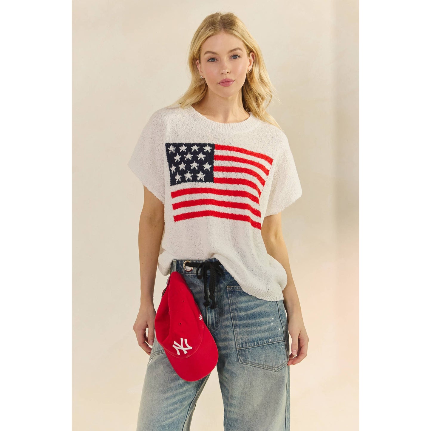 Anthem Sweater Short Sleeve Top