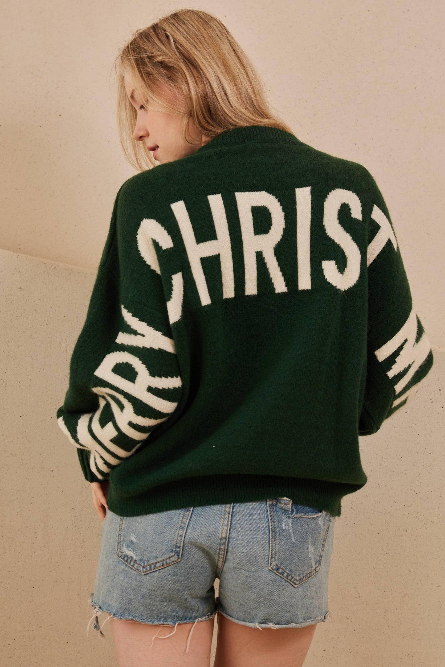 Christmas Sweater with Lettering