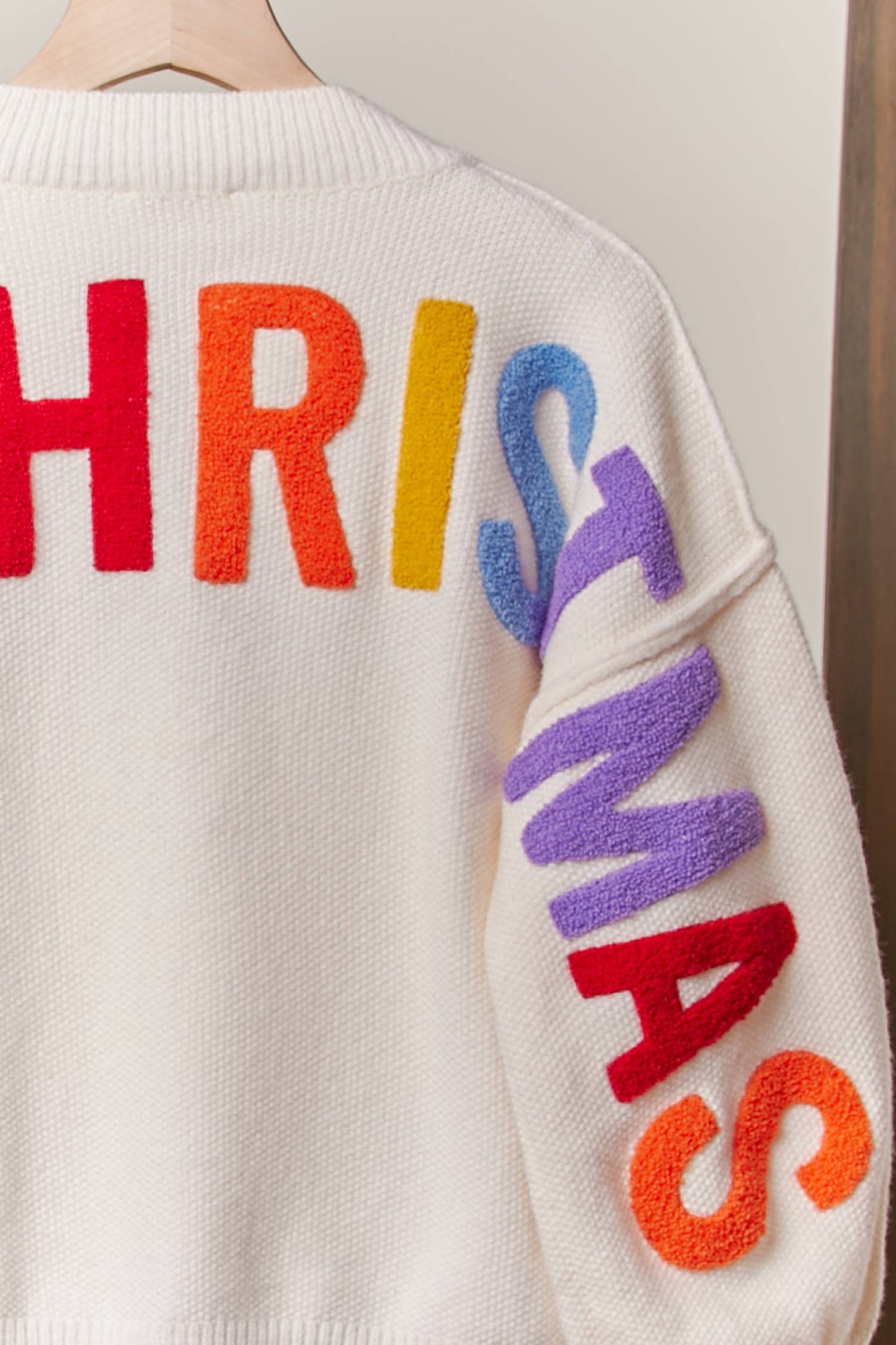 Christmas Sweater with Lettering