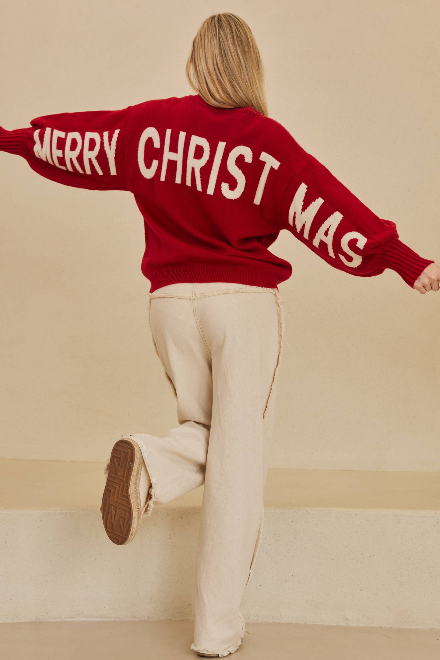 Christmas Sweater with Lettering