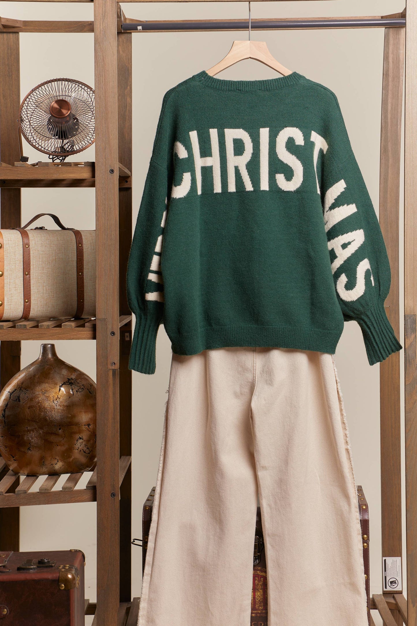 OVERSIZE Christmas Sweater with Lettering