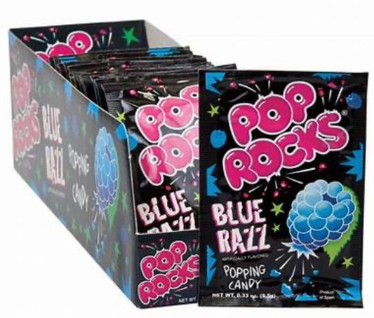 Nostalgic Pop Rocks “Blue Raspberry” Flavor 24ct Dsp Box
