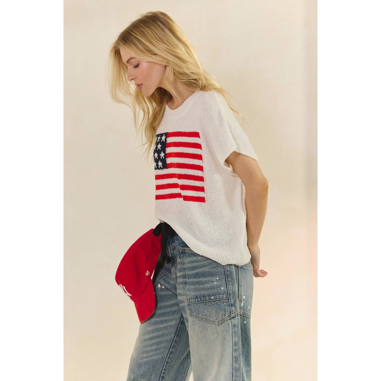 Anthem Sweater Short Sleeve Top