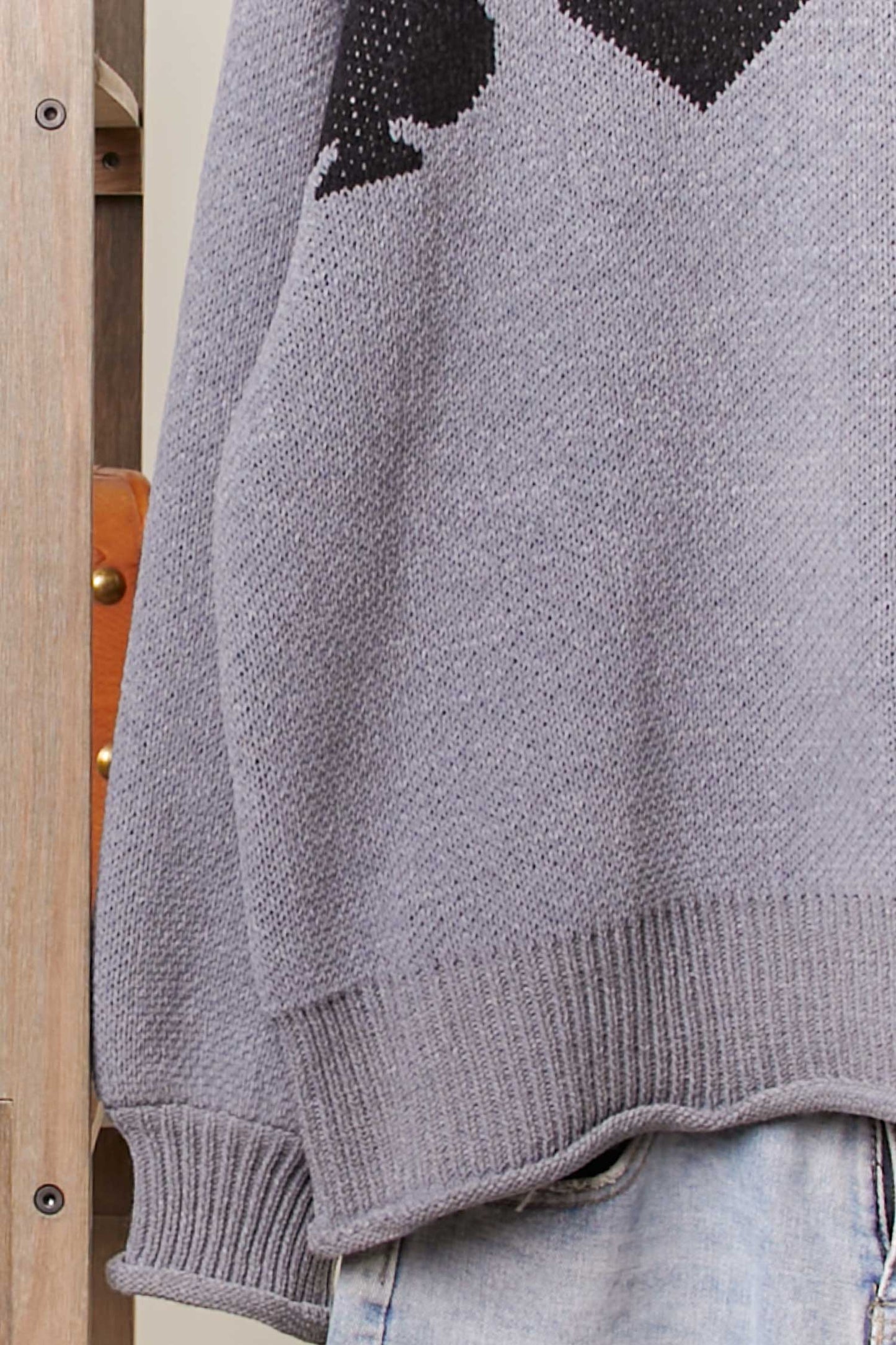 Playing Card Pattern Sweater