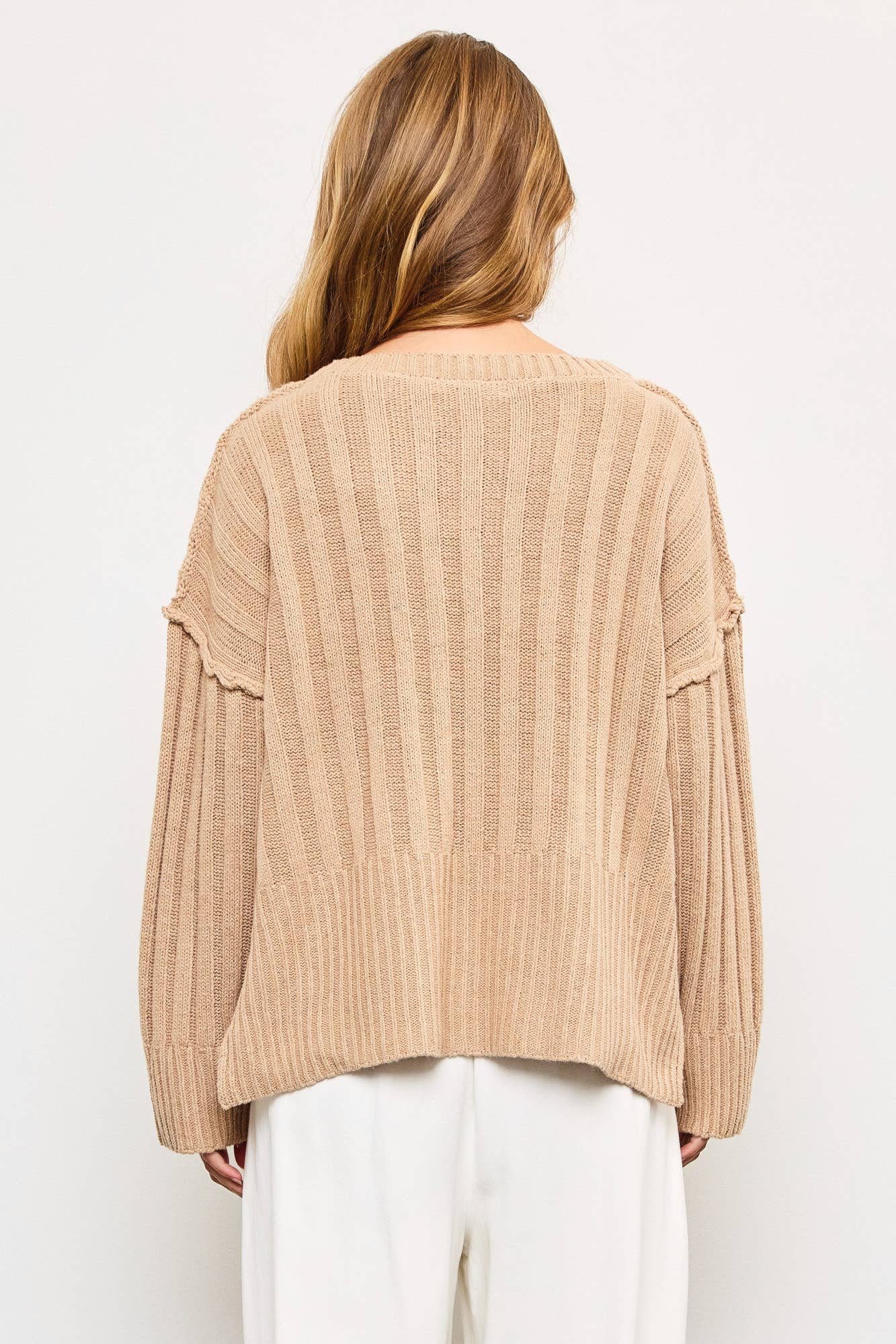 PULLOVER POCKET SWEATER TOP