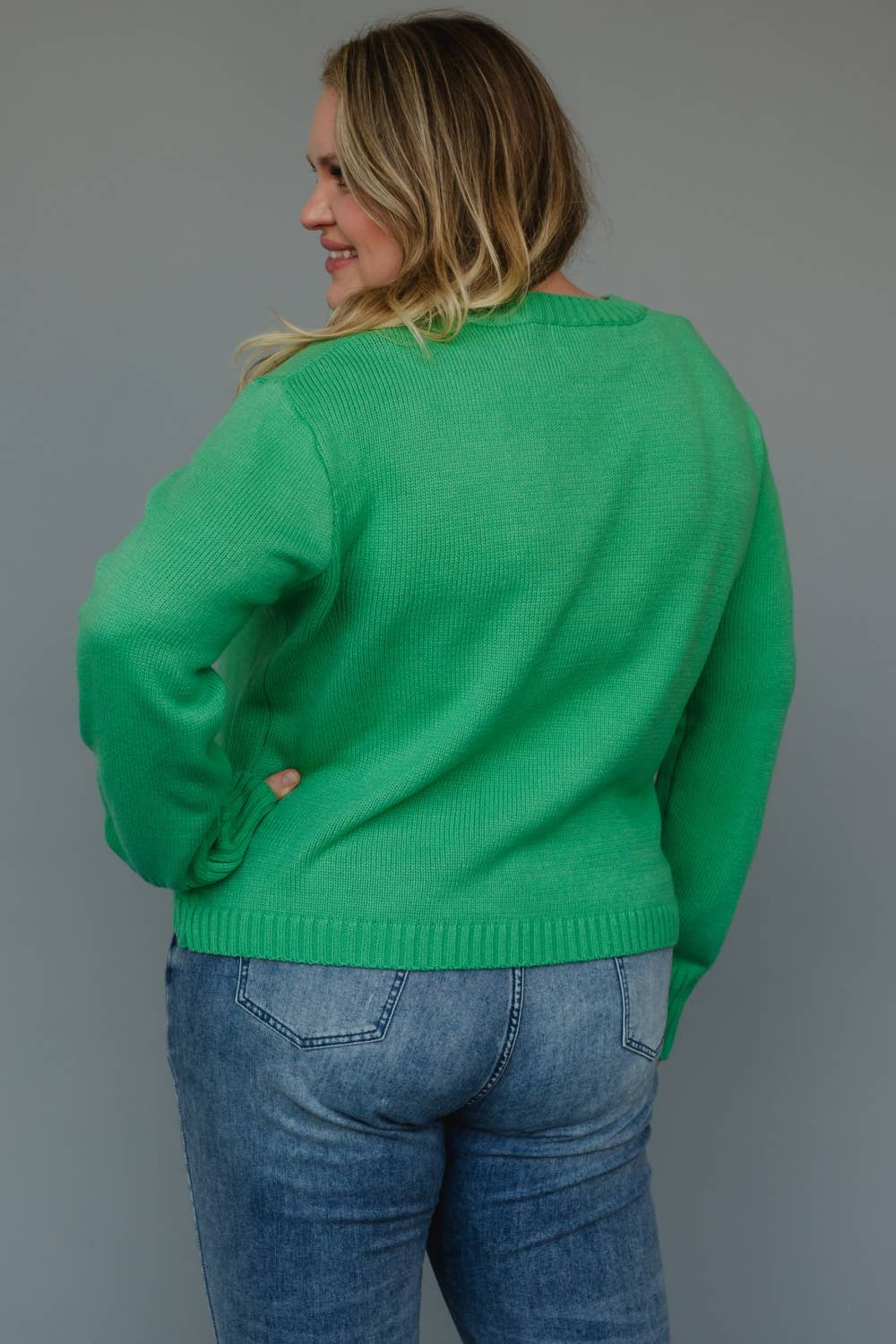 XXL Mint Green Merry Sweater