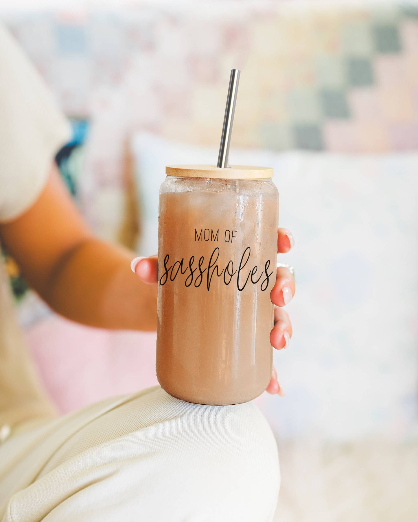 Women Empowerment Gifts, Glass Tumblers with Straws & Lid