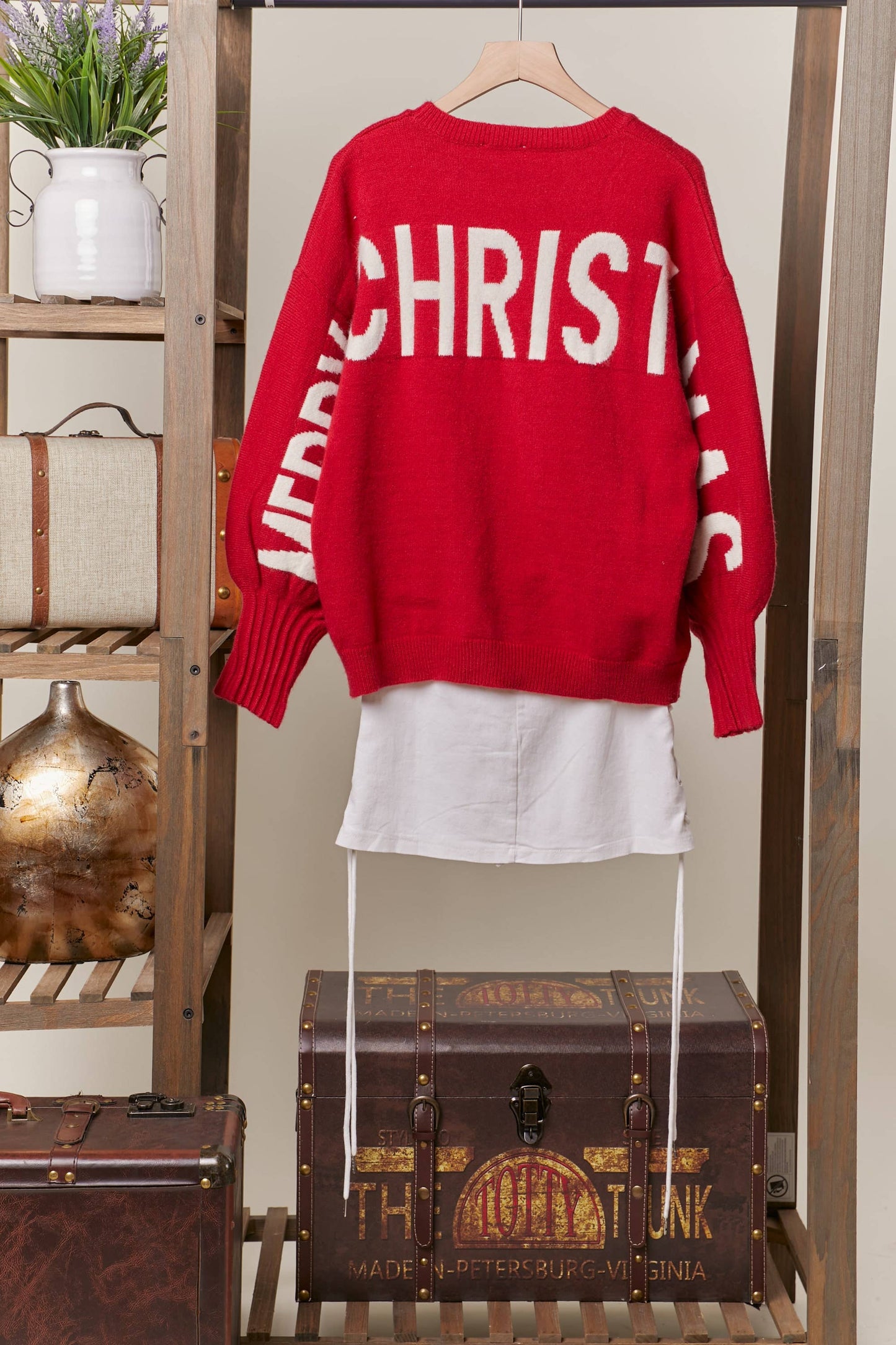 Christmas Sweater with Lettering