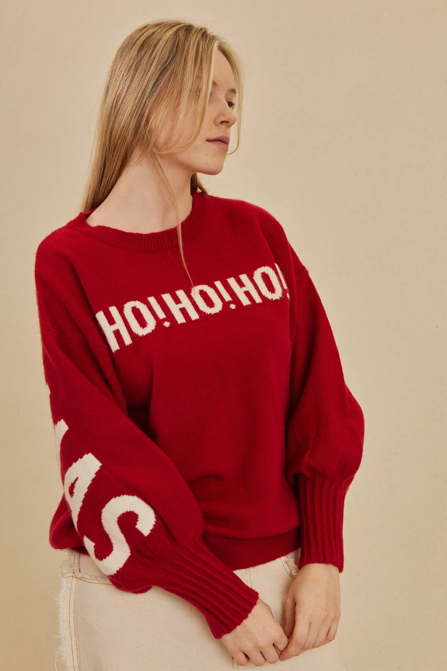 Christmas Sweater with Lettering