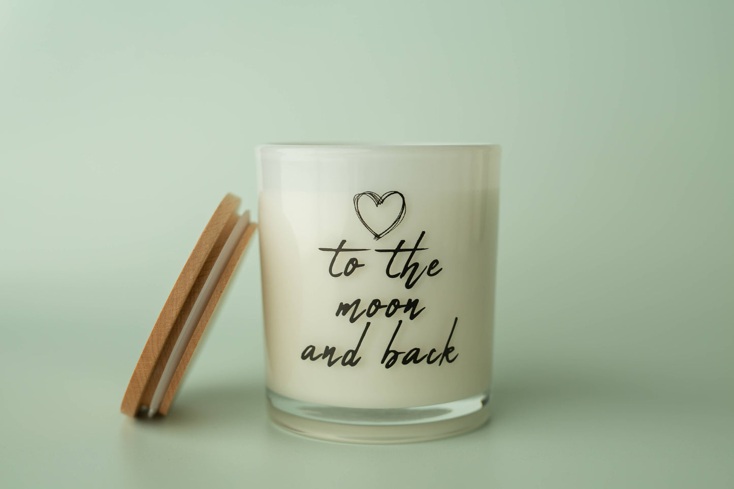 To The Moon and Back Love Valentines Day Soy Candle