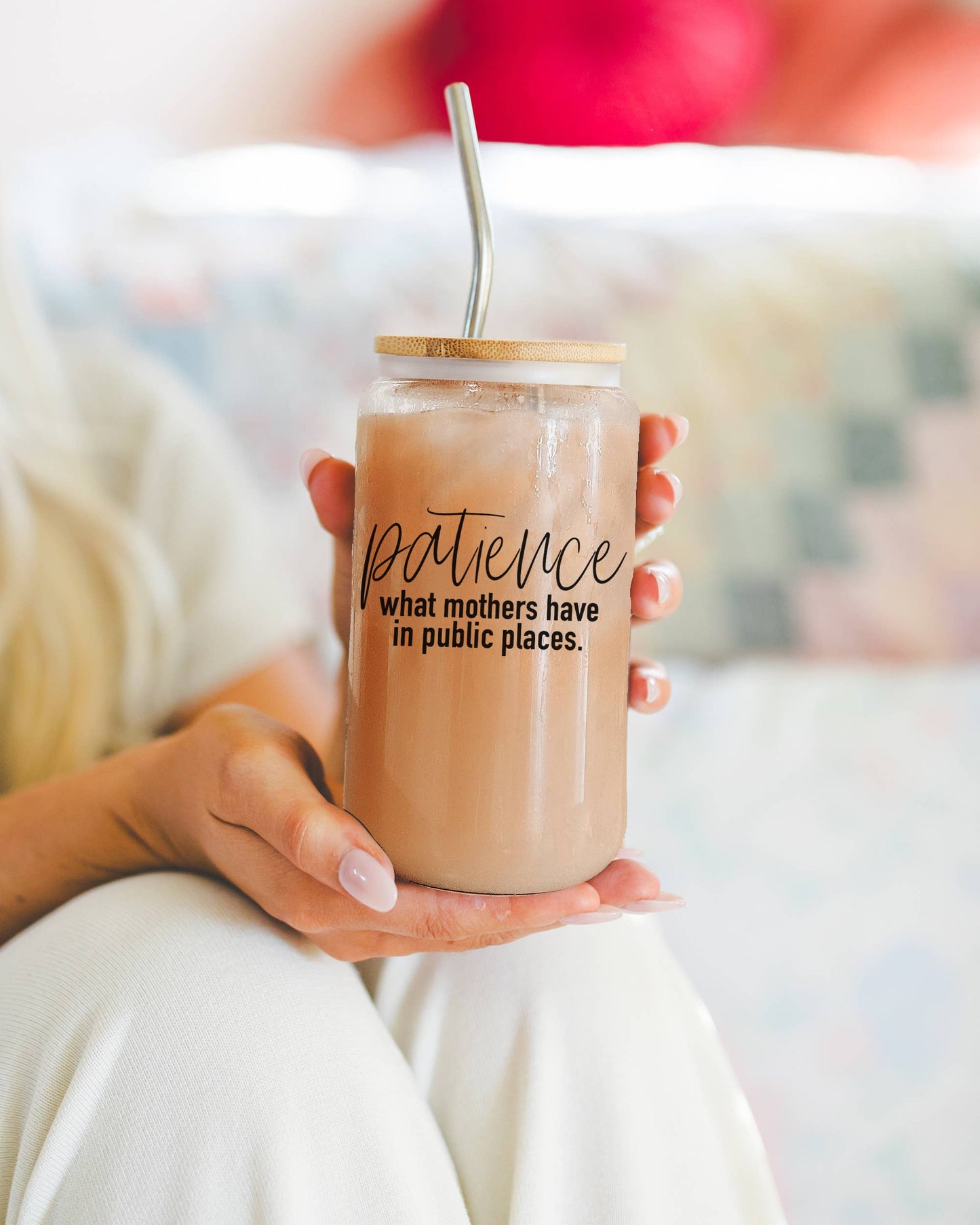 Women Empowerment Gifts, Glass Tumblers with Straws & Lid