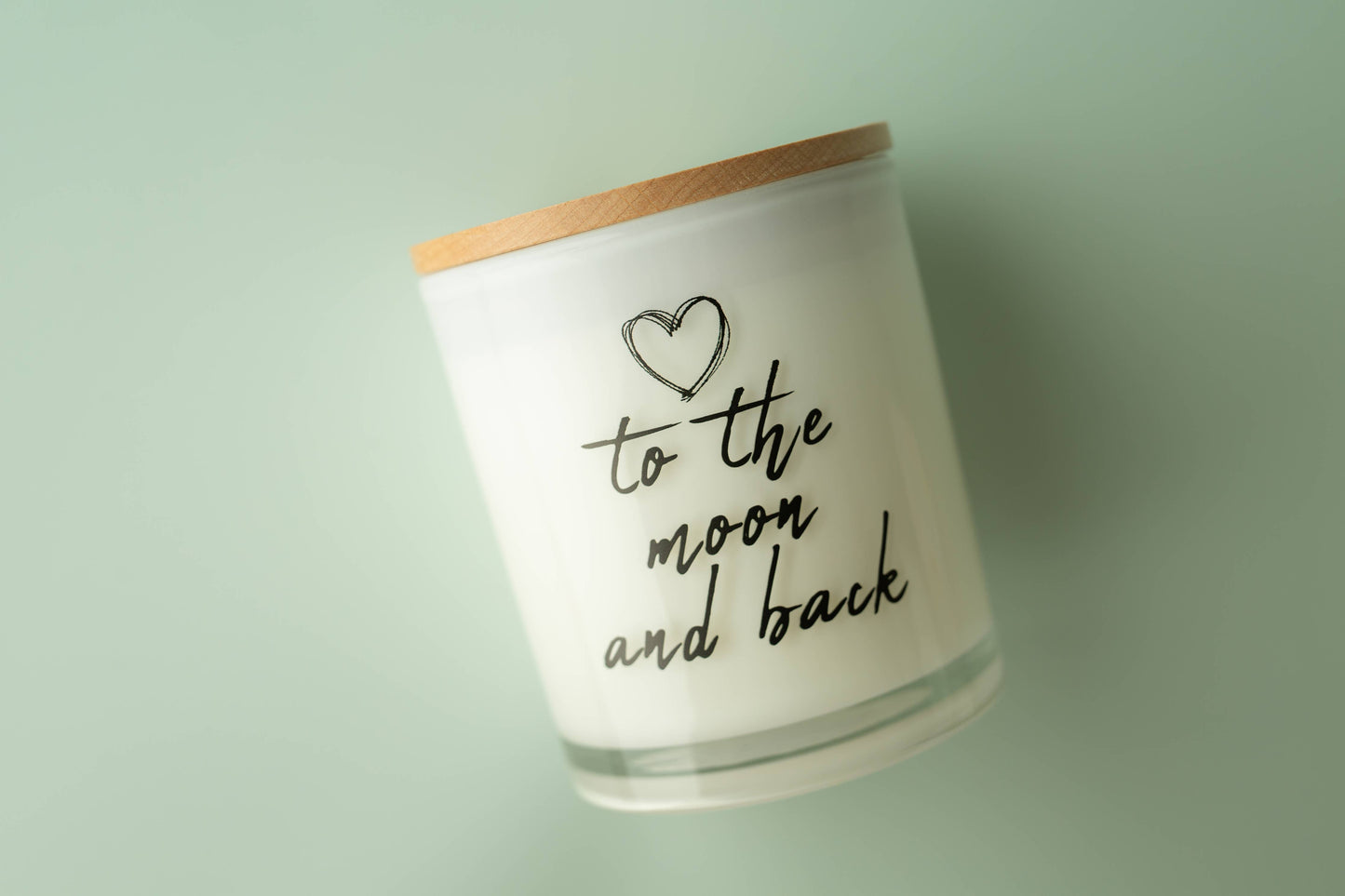 To The Moon and Back Love Valentines Day Soy Candle