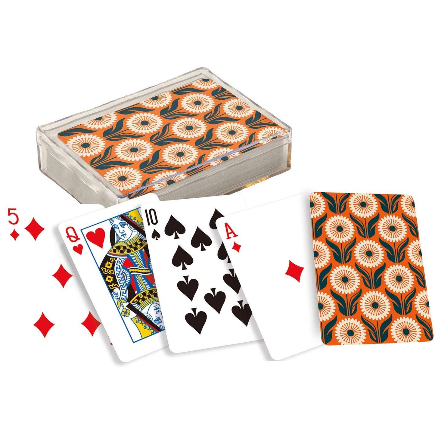 Hipster Daisies Playing Cards