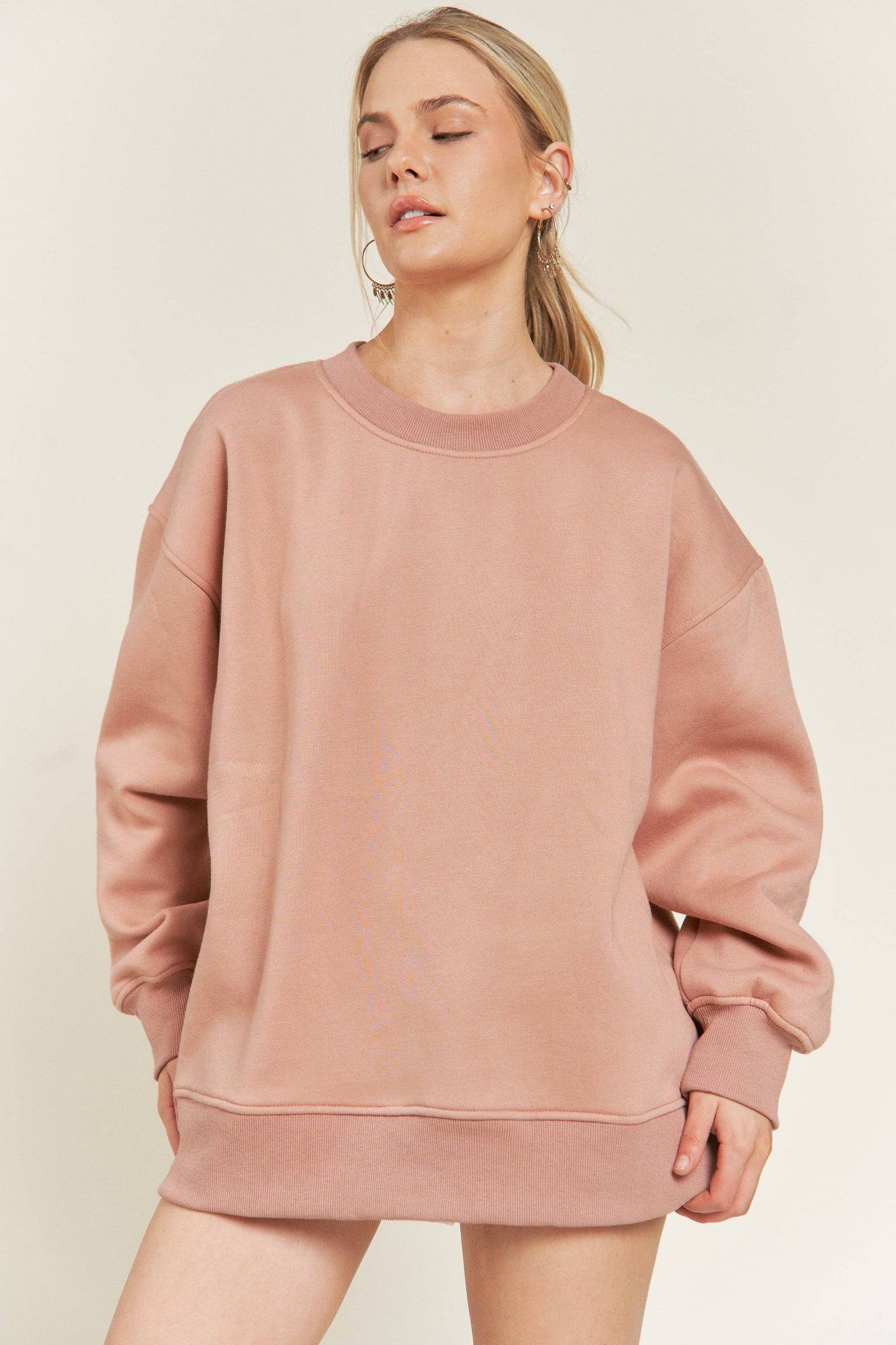 PLUS SIZE BE YOUR SELF SWEATSHIRT - JJT6144