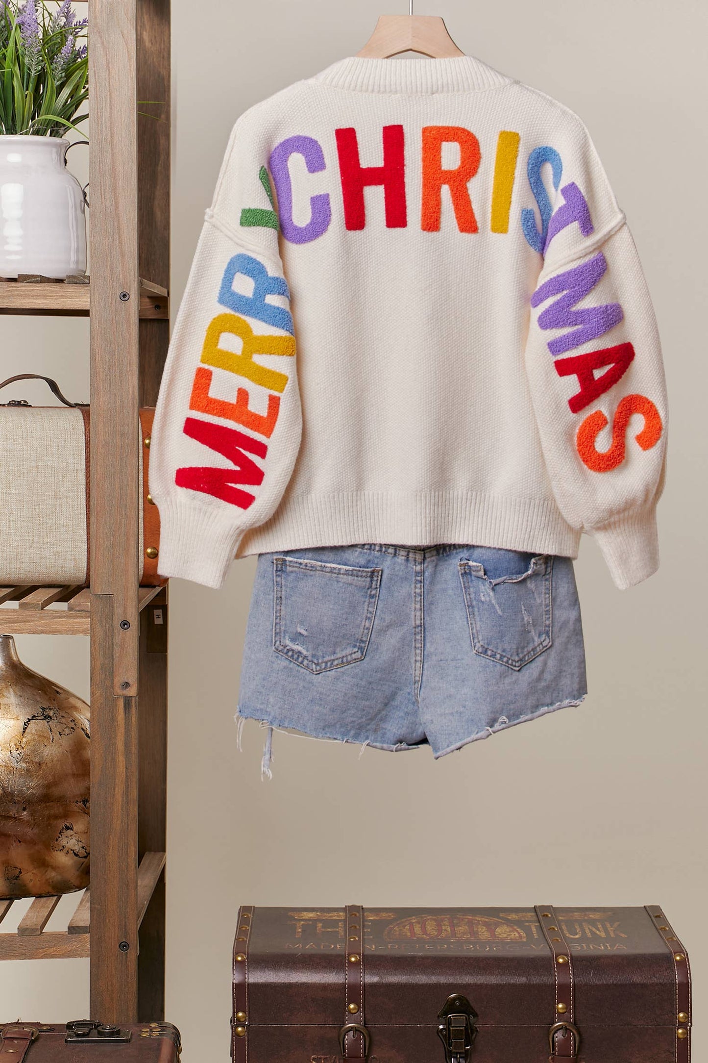 Christmas Sweater with Lettering