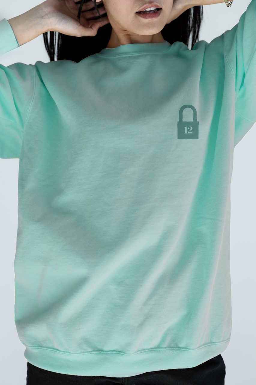Protect Your Energy Sweatshirt in Chalky Mint